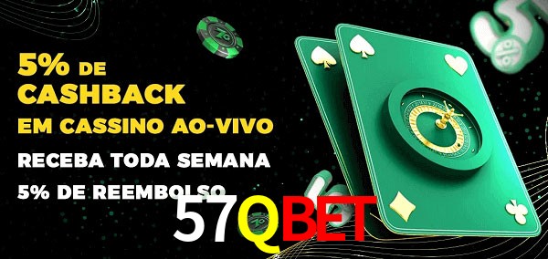 Promoções do cassino ao Vivo 57Qbet